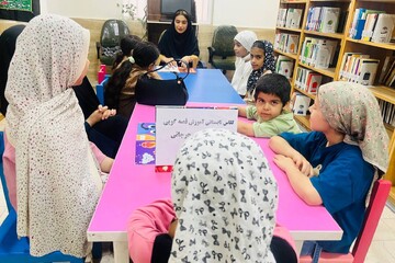کلاس آموزش قصه‌گویی در کتابخانه عمومی حکیم جرجانی کلاله