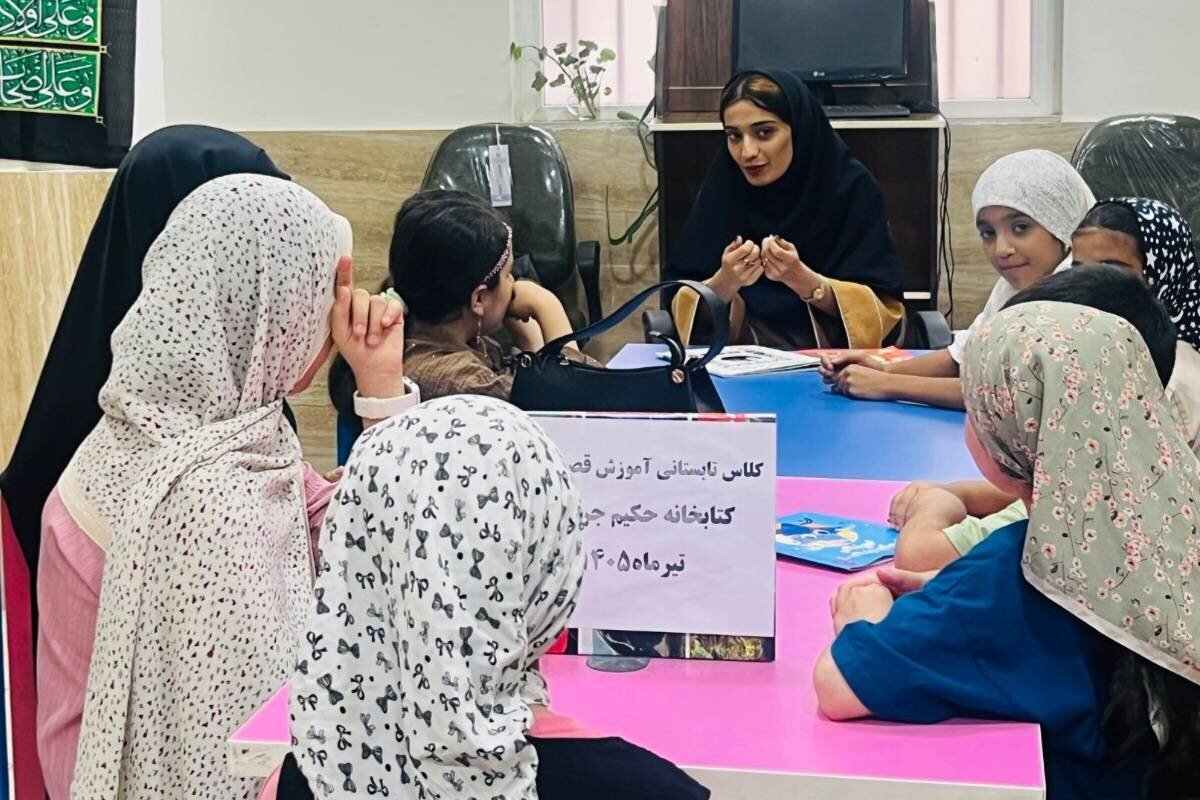 کلاس آموزش قصهگویی در کتابخانه عمومی حکیم جرجانی کلاله برگزار شد