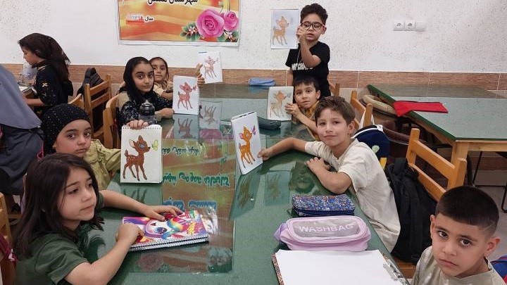 میزبانی کتابخانه شهیدان اسلام هفتکل از دوره نقاشی خلاق و قصهگویی