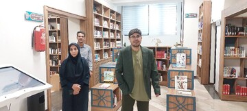 بازدید سیامک محبوب؛ معاون توسعه و ترویج کتابخوانی نهاد کتابخانه‌ها از کتابخانه شهید باهنر
