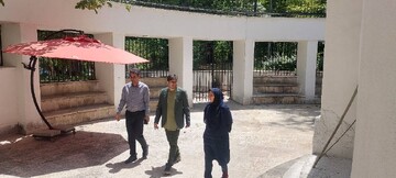 بازدید سیامک محبوب؛ معاون توسعه و ترویج کتابخوانی نهاد کتابخانه‌ها از کتابخانه شهید باهنر