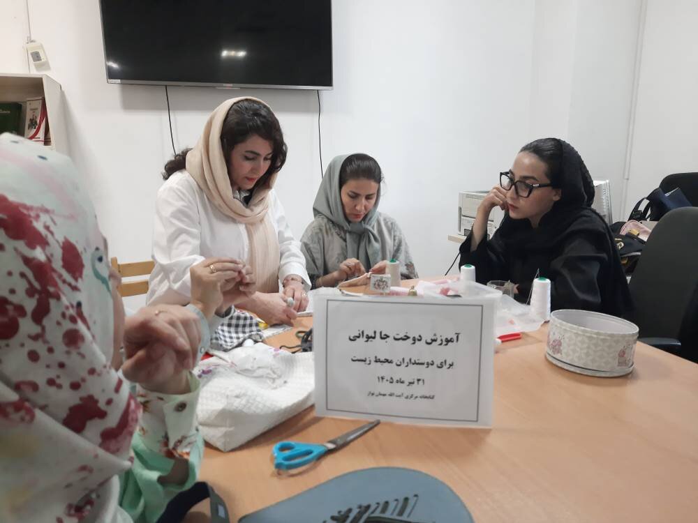ذهنی آگاه، دستی هنرمند؛ پیوند بانوان کتابخوان بجنوردی با طبیعت