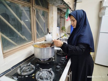 قاب‌های ماندگار از آماده‌سازی موکب «حسینیه کتاب» در مهران