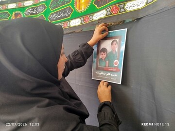 قاب‌های ماندگار از آماده‌سازی موکب «حسینیه کتاب» در مهران