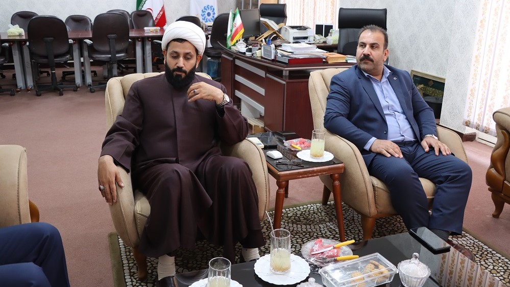 رایزنی سرپرست ادارهکل کتابخانههای عمومی خوزستان با معاون مدیرعامل بانک قرضالحسنه مهر ایران استان