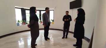 بازدید سرپرست اداره کل کتابخانه های عمومی استان تهران از کتابخانه شهید باهنر