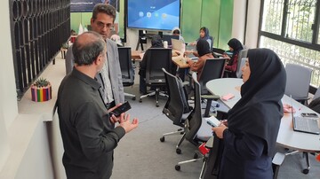 بازدید سرپرست اداره کل کتابخانه های عمومی استان تهران از کتابخانه شهید باهنر
