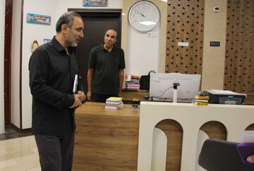 بازدید سرپرست اداره کل کتابخانه های عمومی استان تهران از کتابخانه شهید باهنر