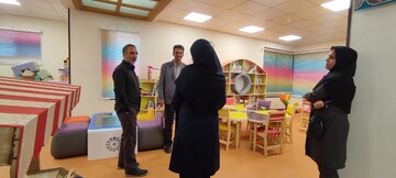 بازدید سرپرست اداره کل کتابخانه های عمومی استان تهران از کتابخانه شهید باهنر