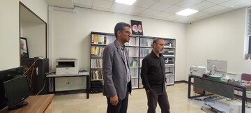 بازدید سرپرست اداره کل کتابخانه های عمومی استان تهران از کتابخانه شهید باهنر