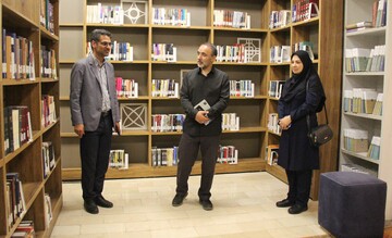 بازدید سرپرست اداره کل کتابخانه های عمومی استان تهران از کتابخانه شهید باهنر