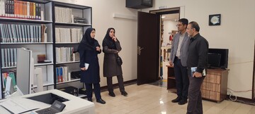 بازدید سرپرست اداره کل کتابخانه های عمومی استان تهران از کتابخانه شهید باهنر