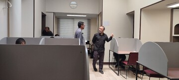 بازدید سرپرست اداره کل کتابخانه های عمومی استان تهران از کتابخانه شهید باهنر