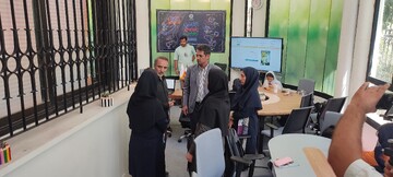بازدید سرپرست اداره کل کتابخانه های عمومی استان تهران از کتابخانه شهید باهنر