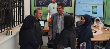 بازدید سرپرست اداره کل کتابخانه های عمومی استان تهران از کتابخانه شهید باهنر