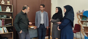 بازدید سرپرست اداره کل کتابخانه های عمومی استان تهران از کتابخانه شهید باهنر