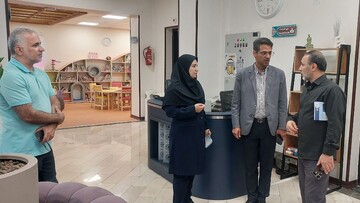 بازدید سرپرست اداره کل کتابخانه های عمومی استان تهران از کتابخانه شهید باهنر