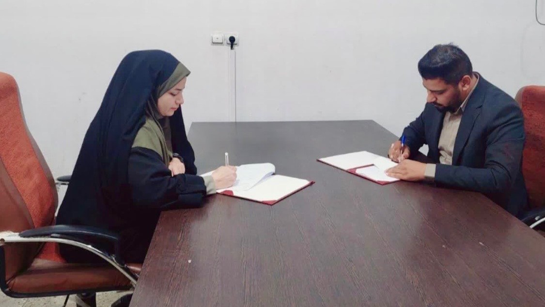 امضای تفاهمنامه همکاری میان اداره کتابخانههای عمومی و اداره منابع طبیعی شهرستان حمیدیه