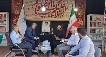 بازدید مسئولان استانی و شهرستانی از موکب «کتاب حسینی» در مرز تمرچین