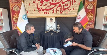 بازدید مسئولان استانی و شهرستانی از موکب «کتاب حسینی» در مرز تمرچین