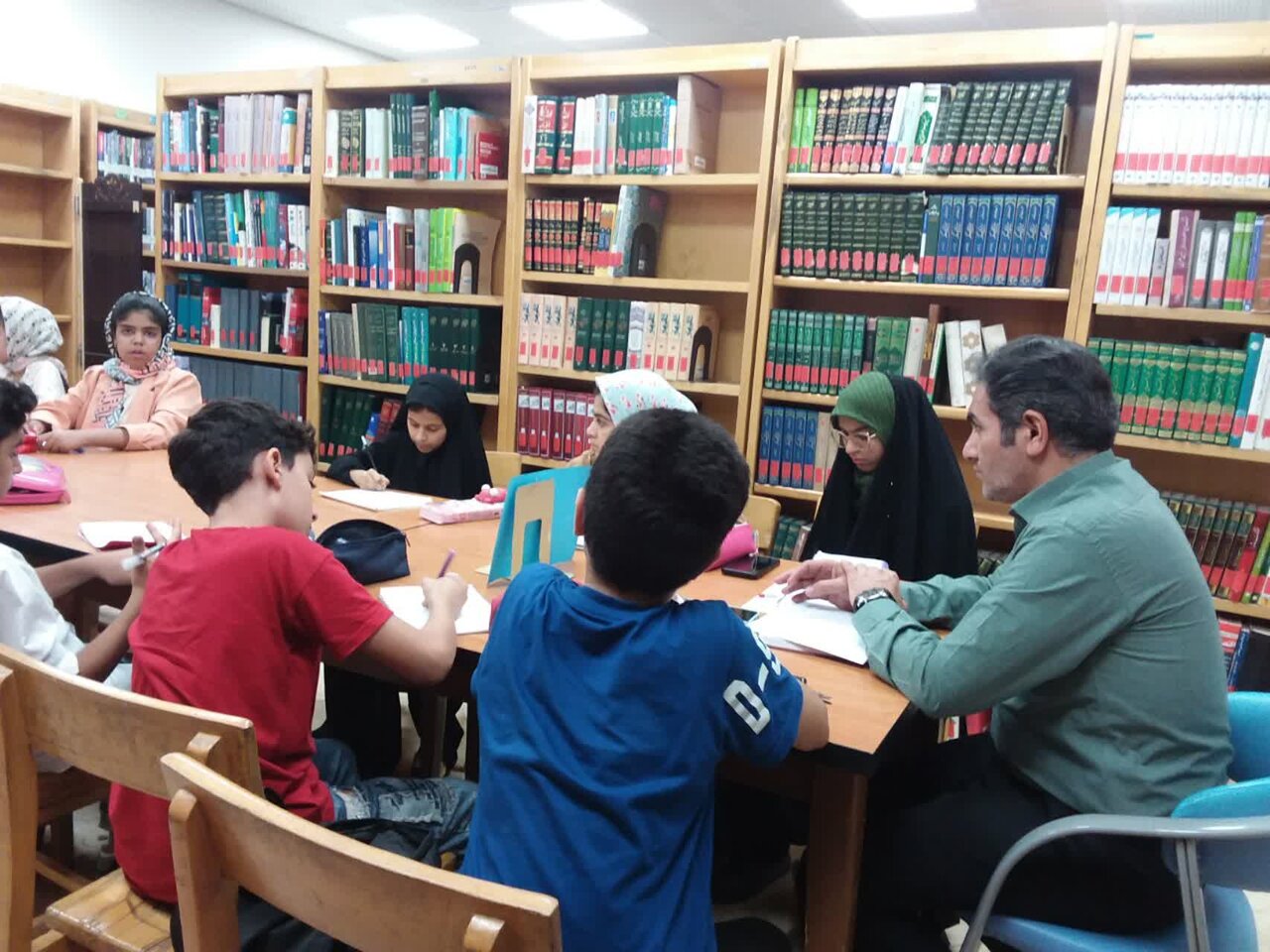 چهارمین جلسه کارگاه داستاننویسی در کتابخانه پانزده خرداد پیشوا