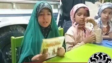 طنین معارف عاشورایی در موکب «کتاب، همسفر نور» خرمشهر