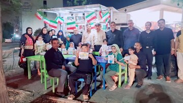 حضور کتابخانه سیار کارون در موکب کتاب اربعین خرمشهر