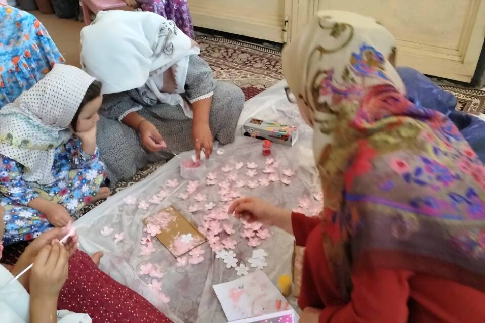 برنامه‌های آموزشی، هنری و فرهنگی در کتابخانه عمومی امام علی (ع)  آق‌امام مراوه‌تپه برگزار شد