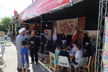 میزبانی موکب فرهنگی «کتاب حسینی» در پایانه مرزی تمرچین همچنان با شور و حال ادامه دارد
