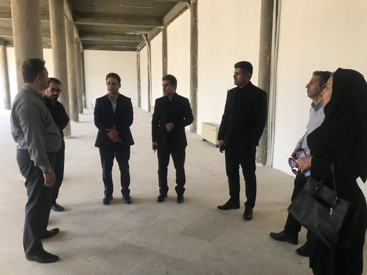 بررسی وضعیت پروژه کتابخانه درجه یک شهرستان دورود