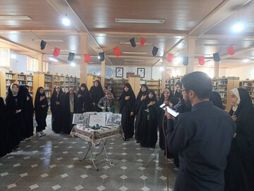 مراسم معنوی جاماندگان اربعین با محوریت کتاب و فرهنگ حسینی در کتابخانه شهید اشرفی اصفهانی