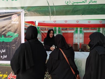 ترویج فرهنگ عاشورایی در مسیر اربعین و موکب مرکزی دهلران