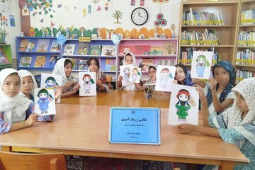 برنامه‌های متنوع فرهنگی اربعین در کتابخانه حکمت روستای دهنه برگزار شد