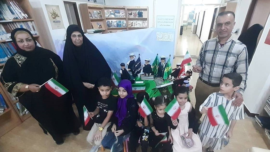 برپایی نمایشگاه ماکت عاشورایی در کتابخانه شهید شریف خرمشهر