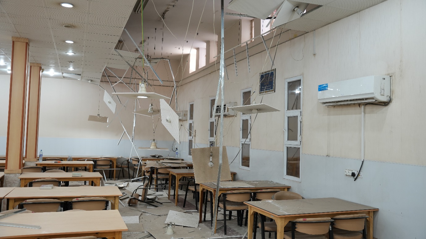 تکمیل عملیات بازسازی کتابخانه عمومی باهنر اهواز با مشارکت خیر نیکاندیش