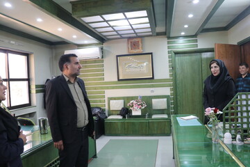 بازدید مدیرکل اداره کتابخانه‌های عمومی استان خراسان رضوی از خبرگزاری جمهوری اسلامی مرکز خراسان رضوی( ایرنا)