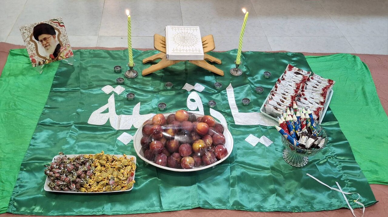 مراسم سوگواری در کتابخانه عمومی مرحوم حاج علی قرهحسنلو چهارباغ برگزار شد