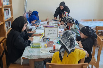 آموزش هنر در کتابخانه شهدای قورچی‌باشی