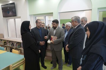 بازگشایی کتابخانه تخصصی کودکان باران رشت