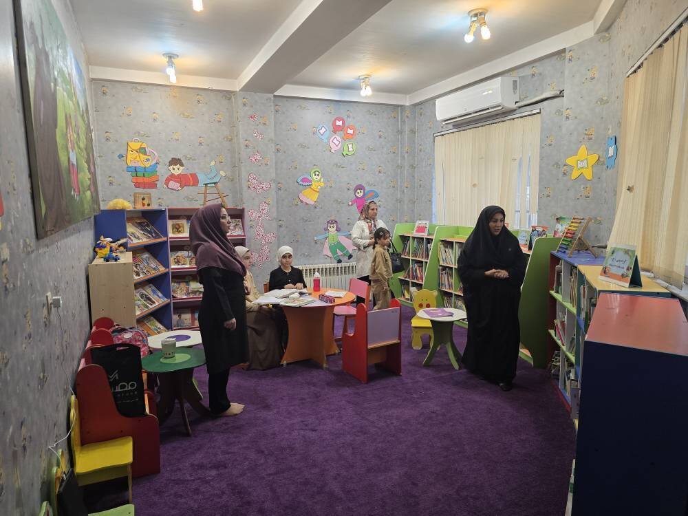 فلاح کردآبادی از کتابخانه باقرالعلوم(ع) شهرستان نکا بازدید کرد