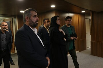 بازدید دبیرکل نهاد از کتابخانه مرکزی اردبیل
