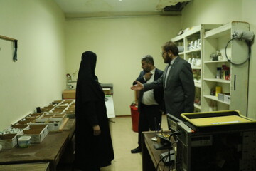 بازدید دبیرکل نهاد از کتابخانه مرکزی اردبیل