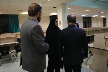 بازدید دبیرکل نهاد از کتابخانه مرکزی اردبیل