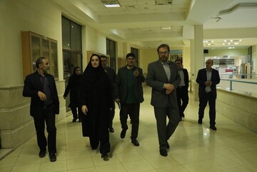 بازدید دبیرکل نهاد از کتابخانه مرکزی اردبیل