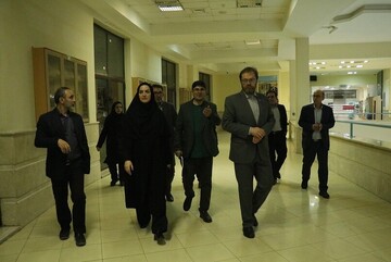 بازدید دبیرکل نهاد از کتابخانه مرکزی اردبیل