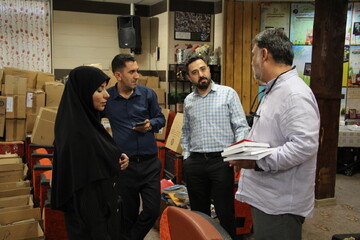 بازدید مشاور اجرایی معاون نهاد از پروژه کتابخانه مرکزی اراک