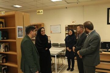 بازدید دبیرکل نهاد از کتابخانه عمومی فارابی شهرستان اردبیل