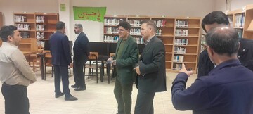 بازدید دستیار و معاونین نهاد از کتابخانه‌های عمومی شهید مطهری، مقدس اردبیلی و شهید بهزاد محمدی شام اسبی اردبیل