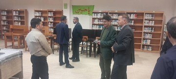بازدید دستیار و معاونین نهاد از کتابخانه‌های عمومی شهید مطهری، مقدس اردبیلی و شهید بهزاد محمدی شام اسبی اردبیل