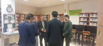 بازدید دستیار و معاونین نهاد از کتابخانه‌های عمومی شهید مطهری، مقدس اردبیلی و شهید بهزاد محمدی شام اسبی اردبیل